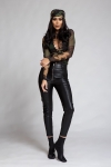 Leather leggings Nikole 6545