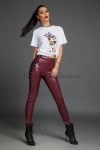 Кожен клин Nikole 6058