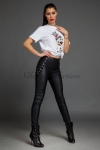 Кожен клин Nikole 6058